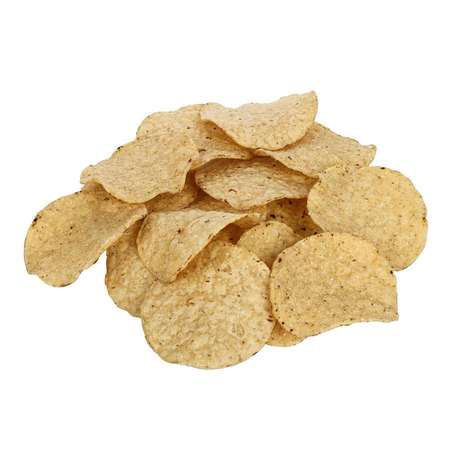 MISSION FOODS Mission Foods No Salt White Round Tortilla Chips 2lbs, PK6 8617